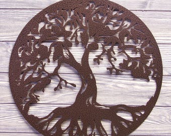 Tree of Life Metal Wall Art – Sacred Tree Capstone