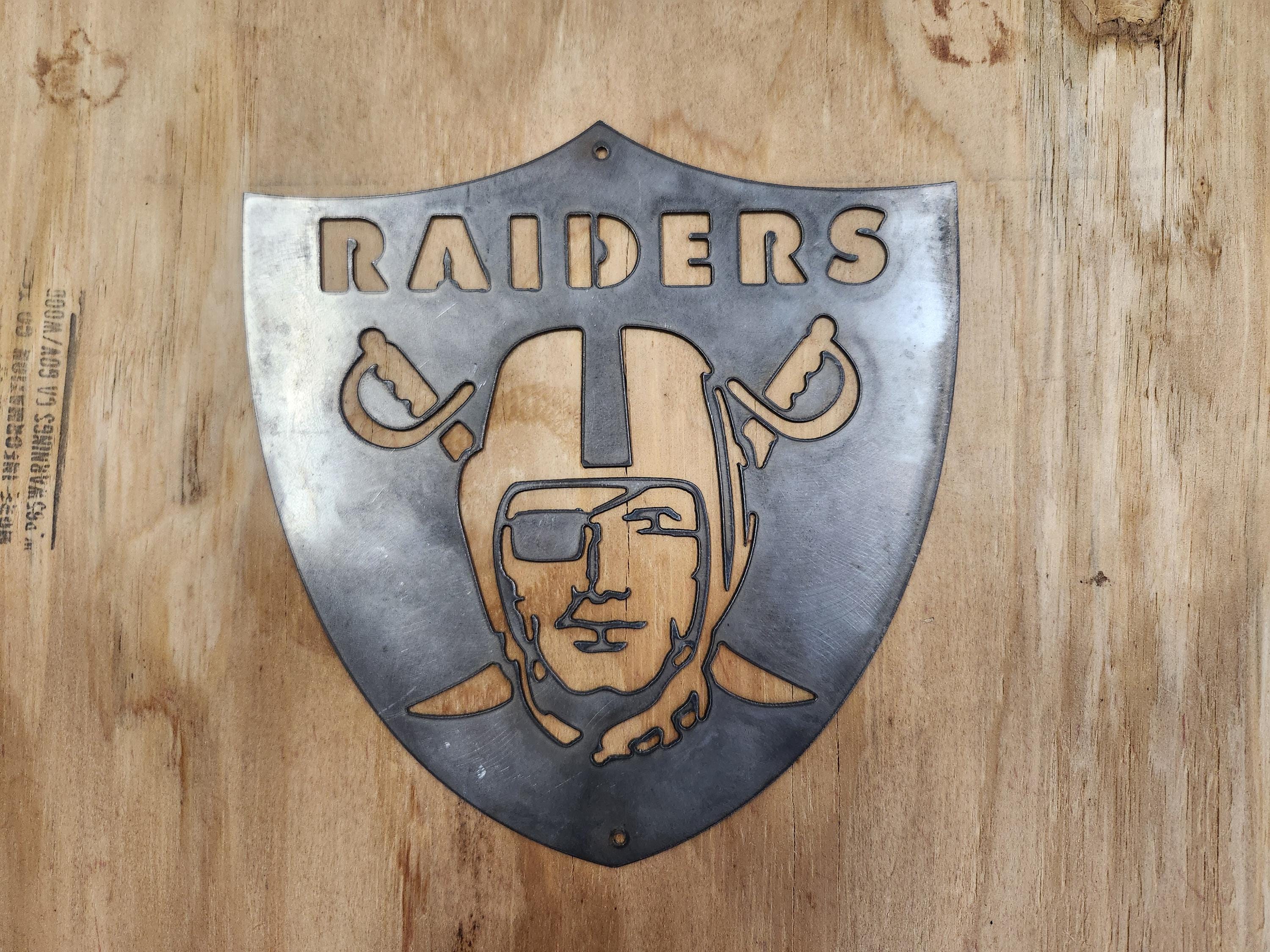 Custom Made- Las Vegas Raiders - Oakland Raiders - Metal Sign