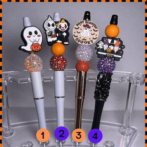 Halloween/Spooky Beaded Pens