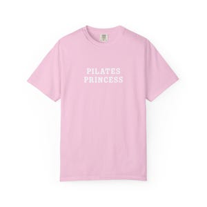 Pilates Princess | Comfort Colors® premium high-quality supercomfy supersoft wear-all-day minimalist T-shirt for fitness moms mama mom to be