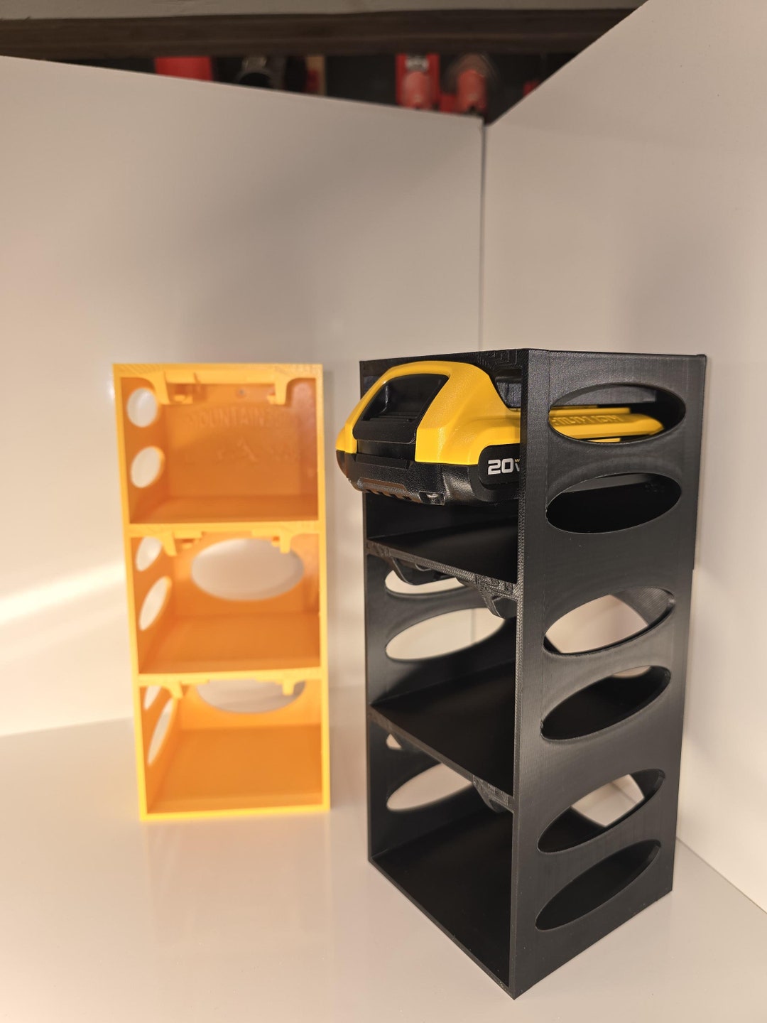 Dewalt 20V 3-bay Battery Rack 3D Printed ABS* - Etsy