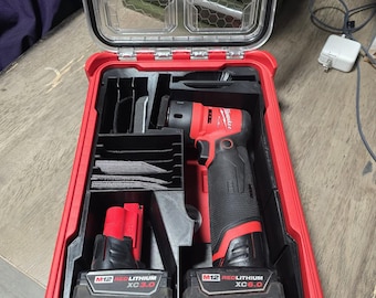 Milwaukee M12 Detail Sander Organizer: Packout Insert (Digital Download)