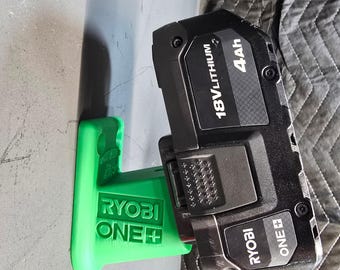 Ryobi ONE+ battery holder Wall mount 5-PACK, 3D printed ABS