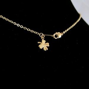 Mini Pineapple Gold Chain Necklace with Swarovski Crystal Accent image 5