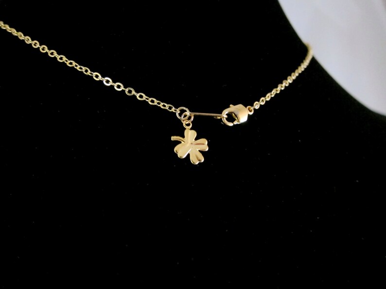 Mini Pineapple Gold Chain Necklace with Swarovski Crystal Accent image 5