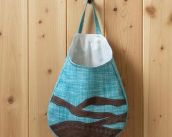 Mountain Scene Storage Basket Wall Pod Organizer