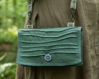 Foraging Bushcraft Pouch Purse Drawstring Bag Herb Mushroom Collecting
