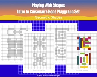 Intro to Cuisenaire Rods Playing With Shapes Playgraph Set