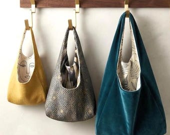 Hanging Pod Sewing Pattern: Flat-bottomed Bag Storage Organization (PDF Download, SM-LG Sizes)