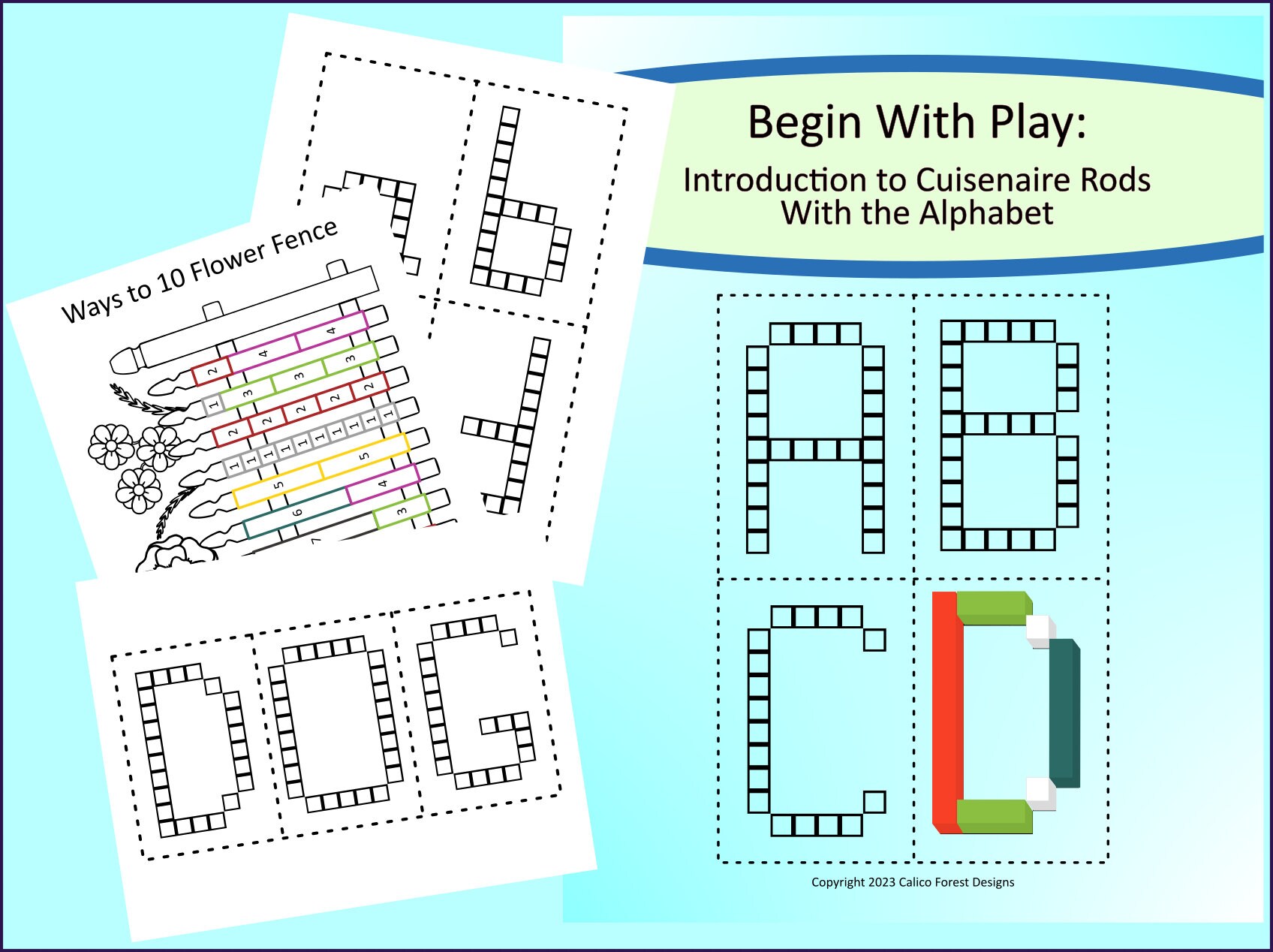 begin-with-play-introduction-to-cuisenaire-rods-using-the-alphabet-etsy for Free Printable Cuisenaire Rods Pdf Begin With Play: Introduction to Cuisenaire Rods Using the Alphabet - Etsy for Free Printable Cuisenaire Rods Pdf
