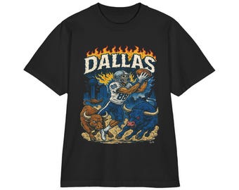 Dallas Cowboys Streetwear Graphic Tee | Oversized Drop Shoulder Vintage Shirt