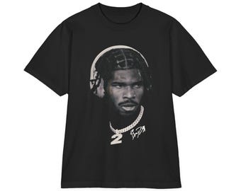 Shedeur Sanders Vintage Inspired Oversized Tee