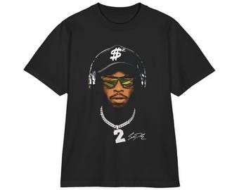 Shedeur Sanders Oversized Streetwear Tee | Cleveland Vision Reflection Shirt |