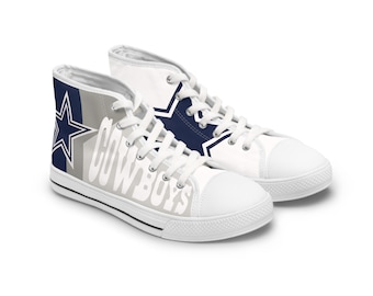 Women's Dallas Cowboys High Top Sneakers | Limited Edition NFL Fan Gear