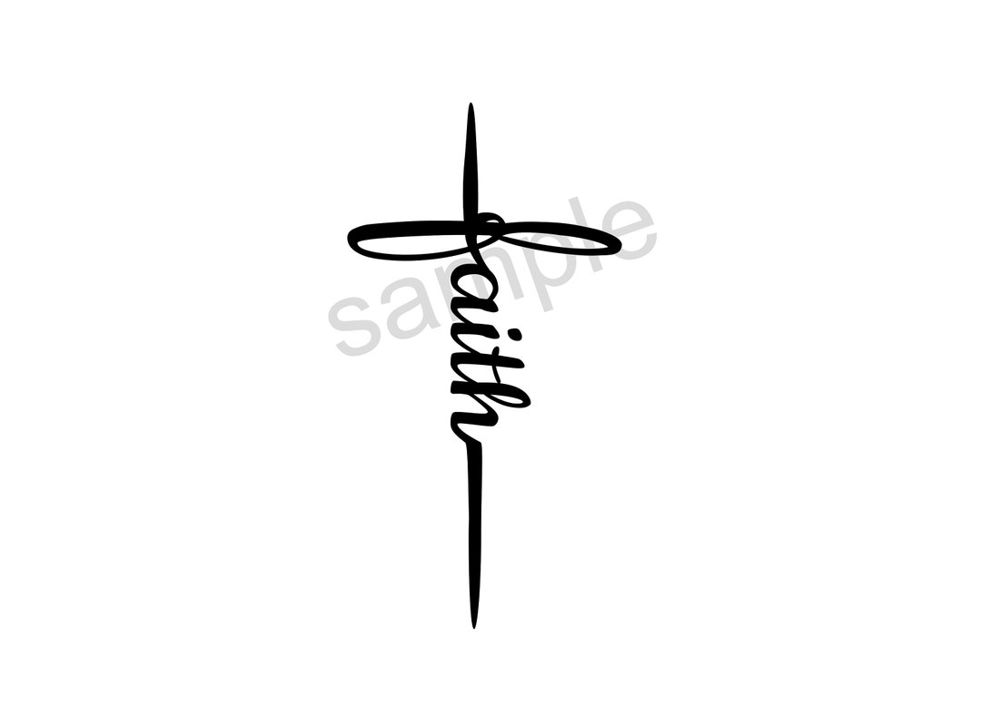 Faith Cross SVG Digital Download Cut File - Jesus SVG - Christian SVG ...