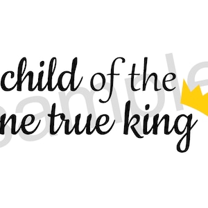 Figlio dell'unico vero re SVG Digital Download Cut File - Christian SVG - Gesù SVG - Cristianesimo svg - Bibbia svg