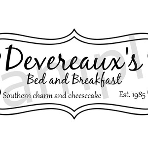 Bed and Breakfast Svg - Cheesecake Svg- Television Svg - Rose - Blanche - Sophia - Dorothy