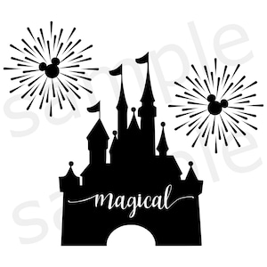 Magical Svg - Castle Svg - Theme Park - Vacation Cut File - Digital File