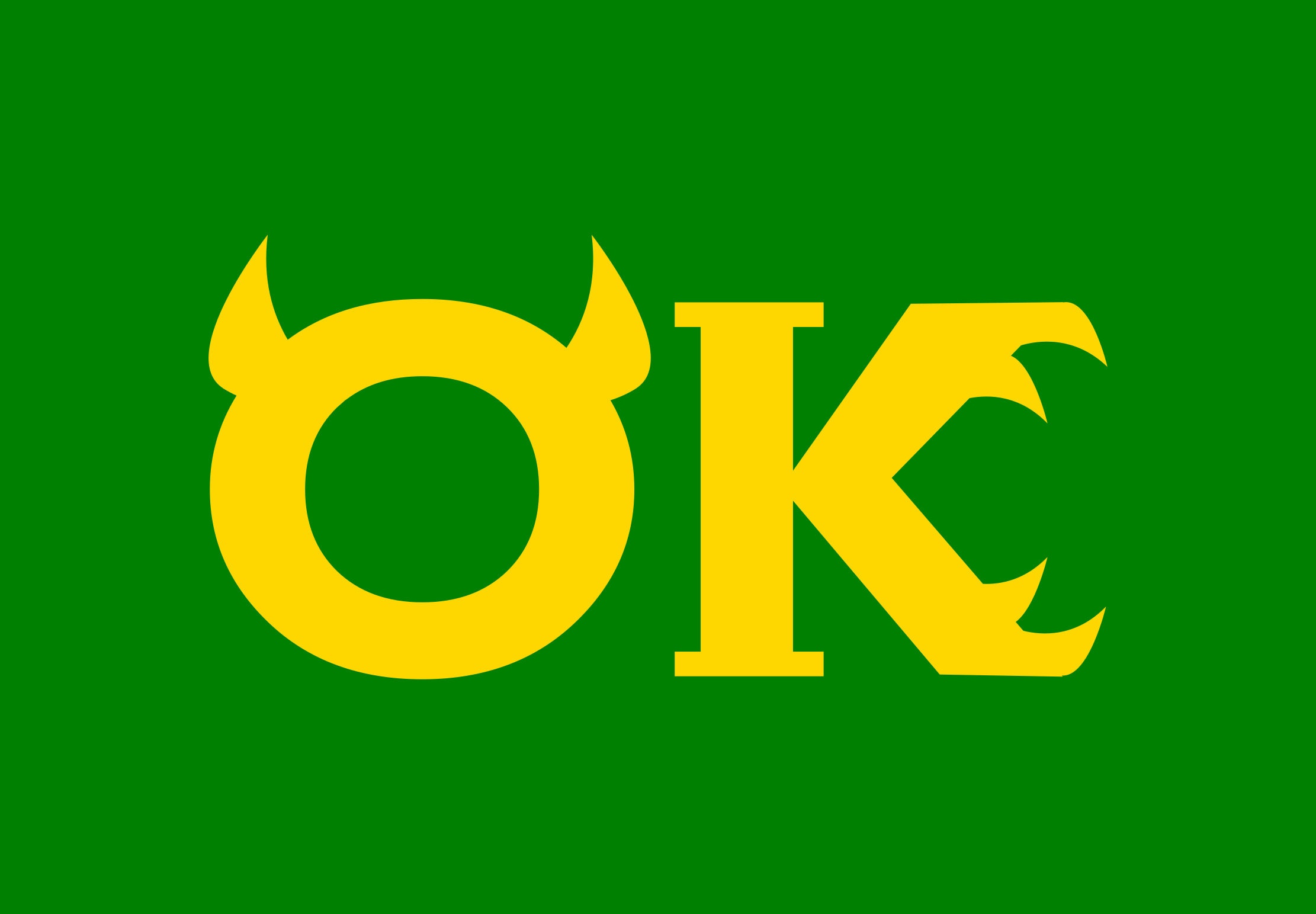 Oozma Kappa SVG Digital Download Cut File Monster SVG Fraternity SVG