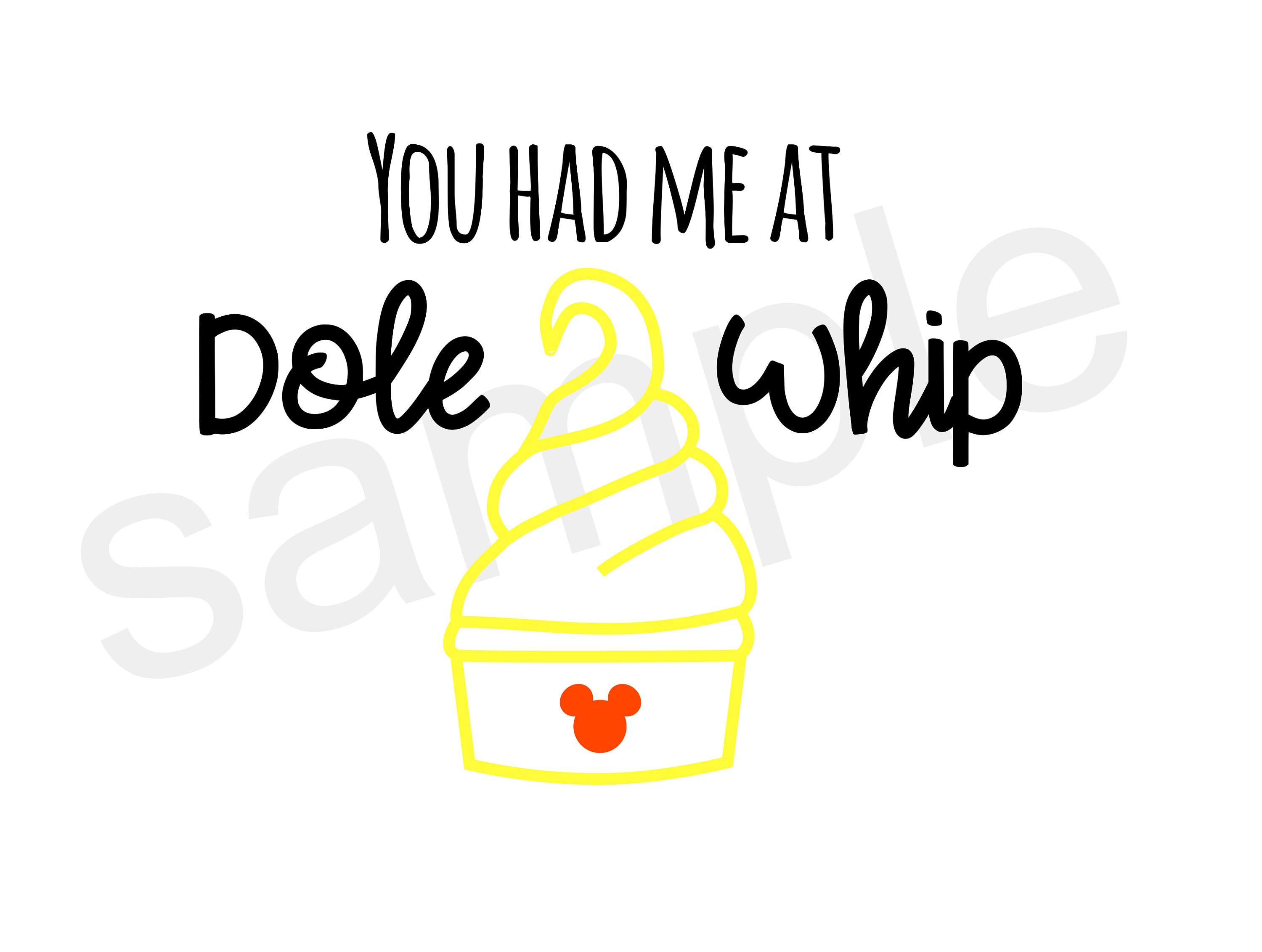 Dole Whip SVG Digital Download Cut File Frozen Treat Dessert Svg - Etsy