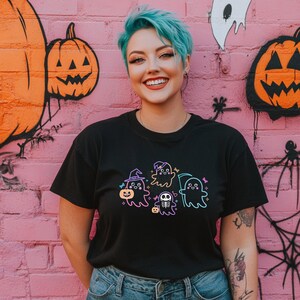 Coquette Halloween Neon Png, Halloween Ghost Neon png, Halloween Mama Png, Spooky