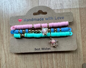 Polymer Clay Bracelet Set