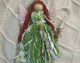 Angel Green Tassel