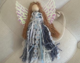 Angel Rearview Mirror Tassel