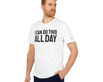 adidas - I Can Do This All Day - Camiseta deportiva unisex - Motivación para hacer ejercicio atlético Correr Deportes