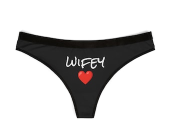 Esposa - Tanga de mujer - Braguita Lencería Tanga Pareja Marido Esposa Divertido