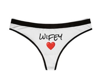 Esposa - Tanga de mujer - Braguita Lencería Pareja Marido Esposa Divertido
