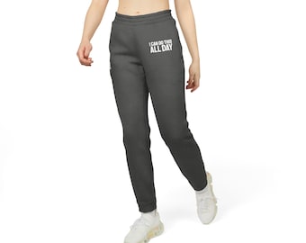 adidas - I Can Do This All Day - Pantalones de chándal unisex de polar - Motivación para correr