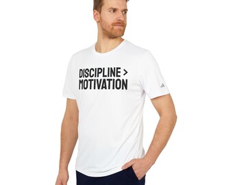 adidas - DISCIPLINA > MOTIVACIÓN - Camiseta deportiva unisex - Motivación para el entrenamiento atlético Correr Deportes