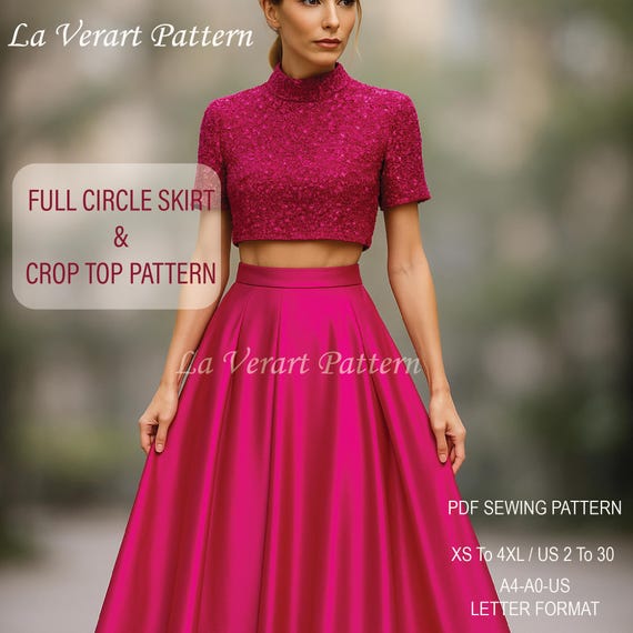 chinese dress ladies Summer of Me Crop Top and Maxi Skirt Two Piece Set - Pink (Final Sale), Large | Hazel and Olive main image 0