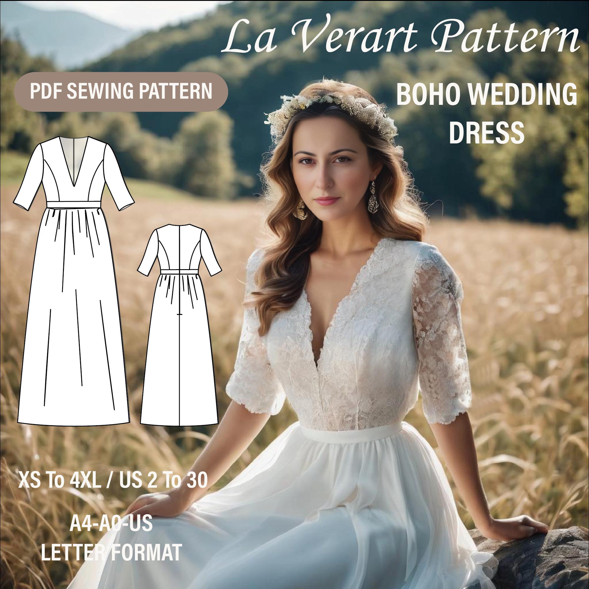 boho wedding dress sewing patterns Simply Stunning Crochet Wedding Dresses