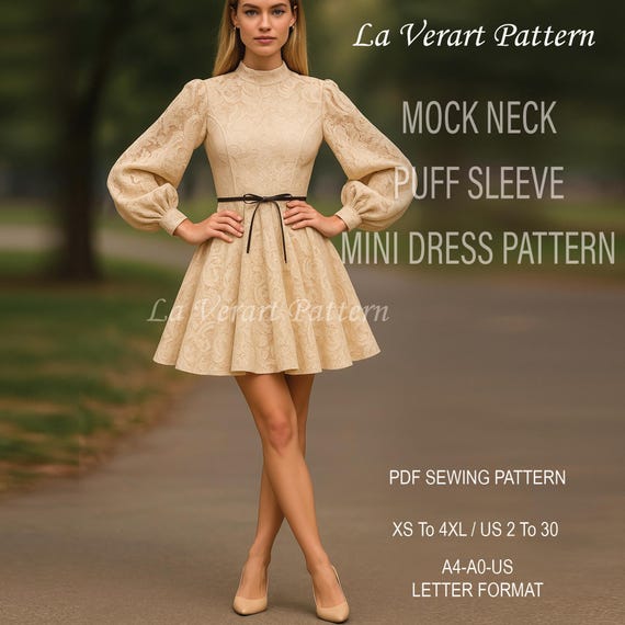knee length dresses for ladies Pine Sequined Velvet High Neck Mini Dress