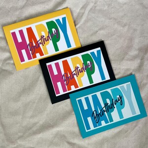 HAPPY Birthday Cards