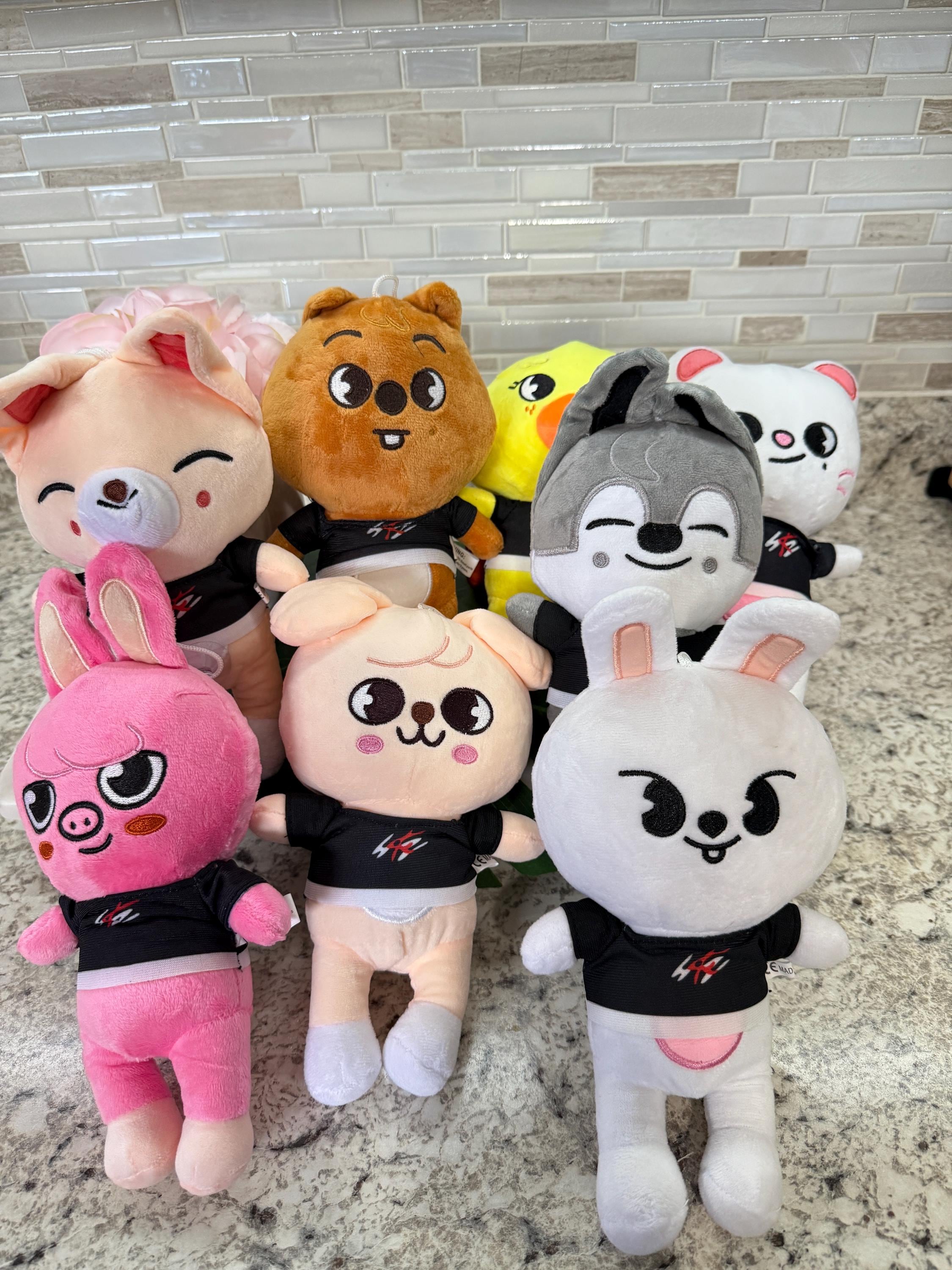 Straykids 20cm Plushies, Kpop Plushies, Skzoo Plushies - Etsy