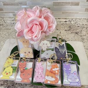 Ateez Photo card holders, Aniteez PC holders