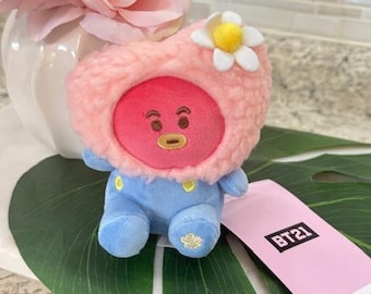 ファンメイド BT21 フラワー ふわふわ フレンズ ぬいぐるみ、Kpop ぬいぐるみ、BTS キーホルダー