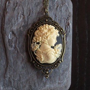 Cameo necklace, Greek cameo necklace, classic cameo necklace, long necklace, cameo jewelry, holiday gift ideas, gift ideas for mom