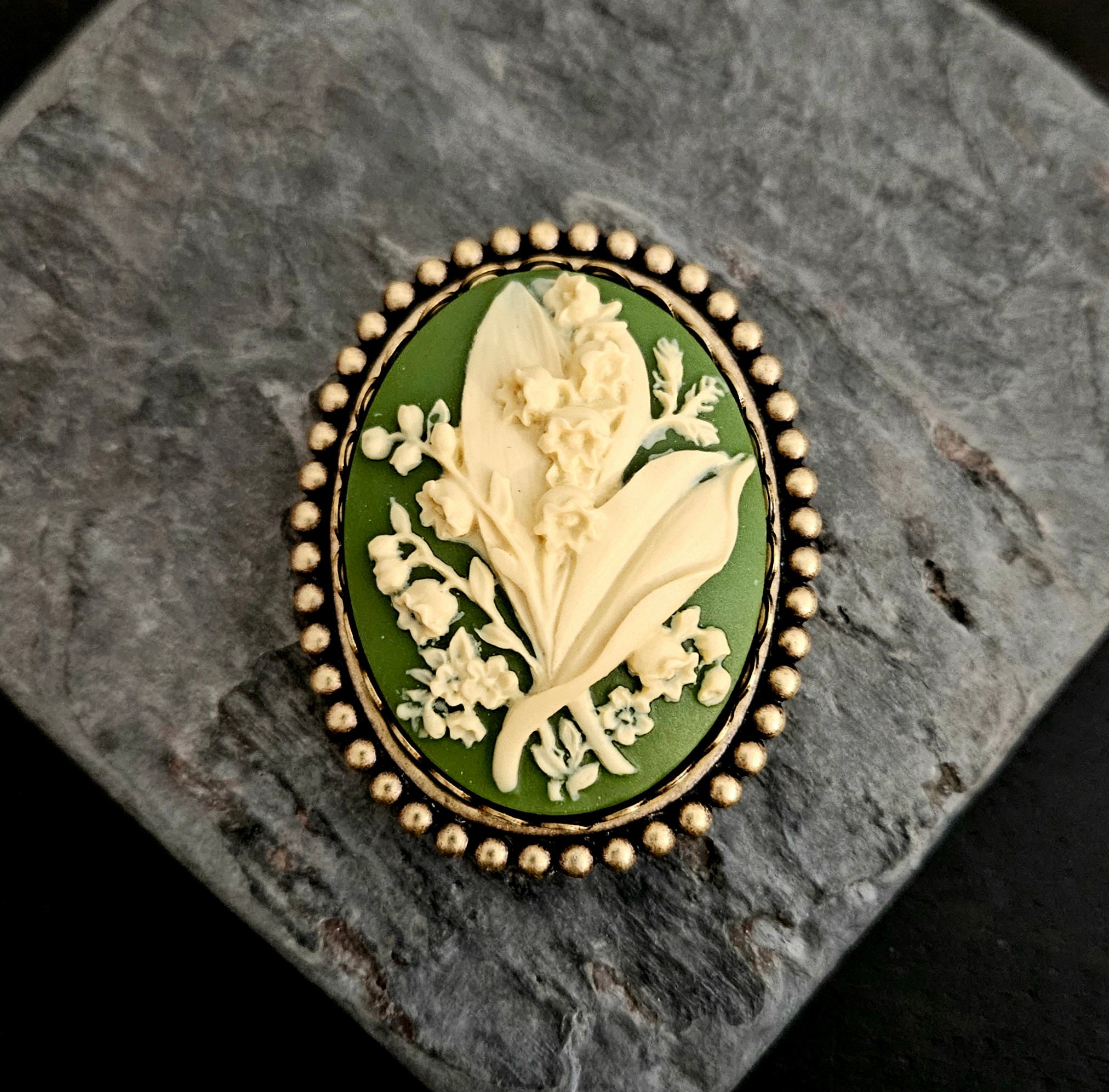 Antique Lilly Pin - Etsy