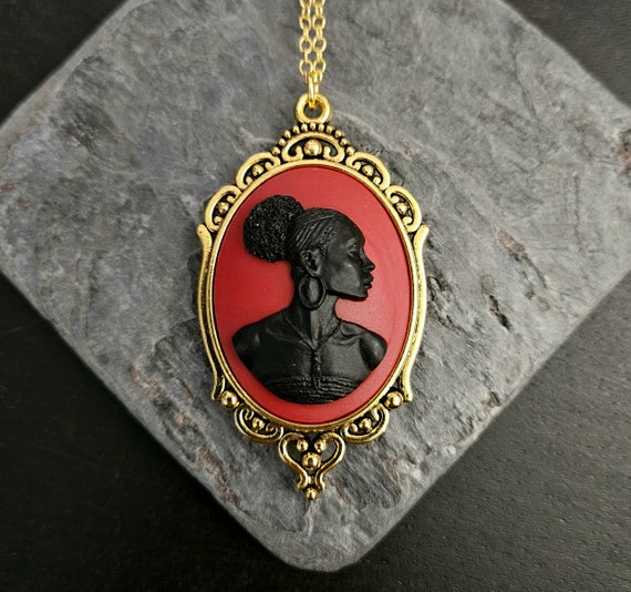 African american cheap cameo jewelry