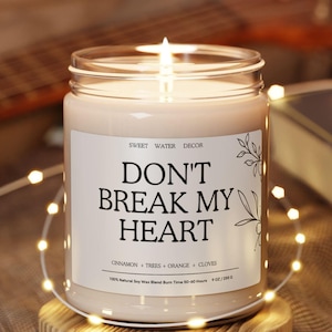 Scented Candle, Heartbreak Candle, Love Candle, Romantic Candle, Emotional Candle, Valentine&#39;s Day Gift, Home Decor