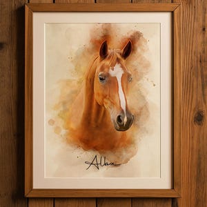 Hand-drawn horse illustration – perfect gift for horse lovers