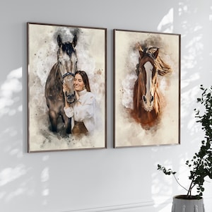 Realistic horse drawing – custom pet keepsake