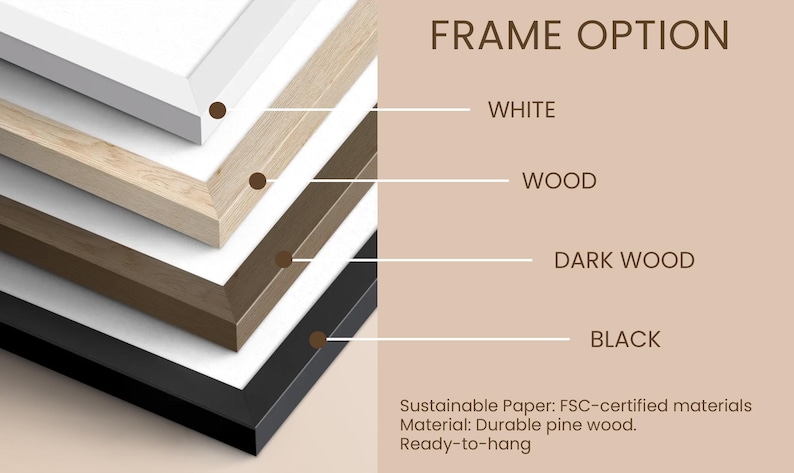 Frame colors options