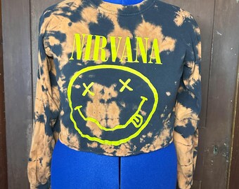 Bleach Tie Dye - Nirvana Long Sleeve