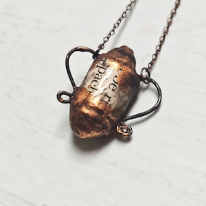 Paper Bead Vase Pendant Necklaces on Chain, Series 3