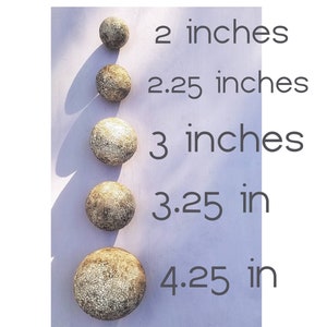 Paper Mache Balls: Rustic Decorative Recycled Paper Nesting Spheres Set of Five in Crackled Cream READY to SHIP image 5